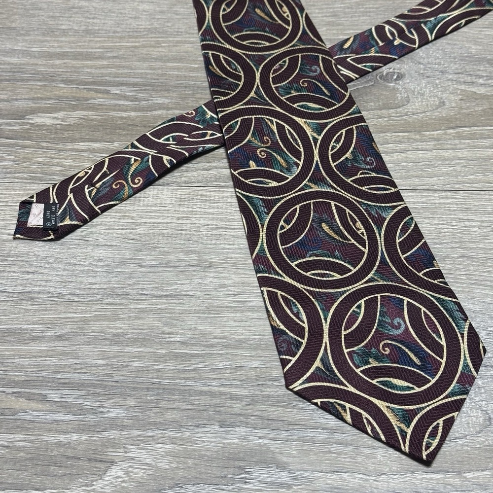 J Riggings Hunting Horn Handmade Luxury 100%‎ Silk Neck Tie for Men 57"L 4"W